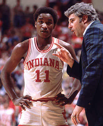 Isiah Thomas and Bobby Knight SI 60